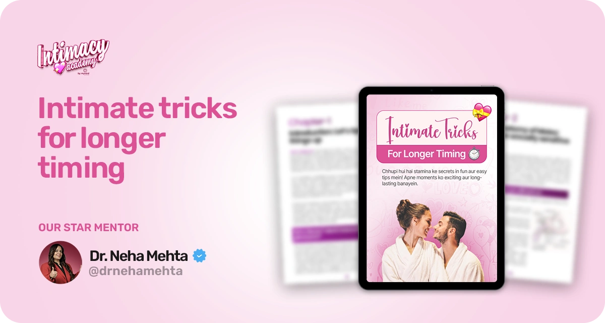 Intimacy Tricks For Longer Timing